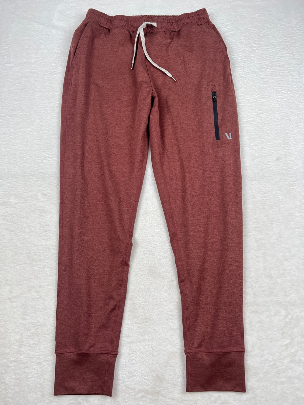 Vuori Sunday Performance Jogger Men’s Small Red Heather Athletic Pants V416